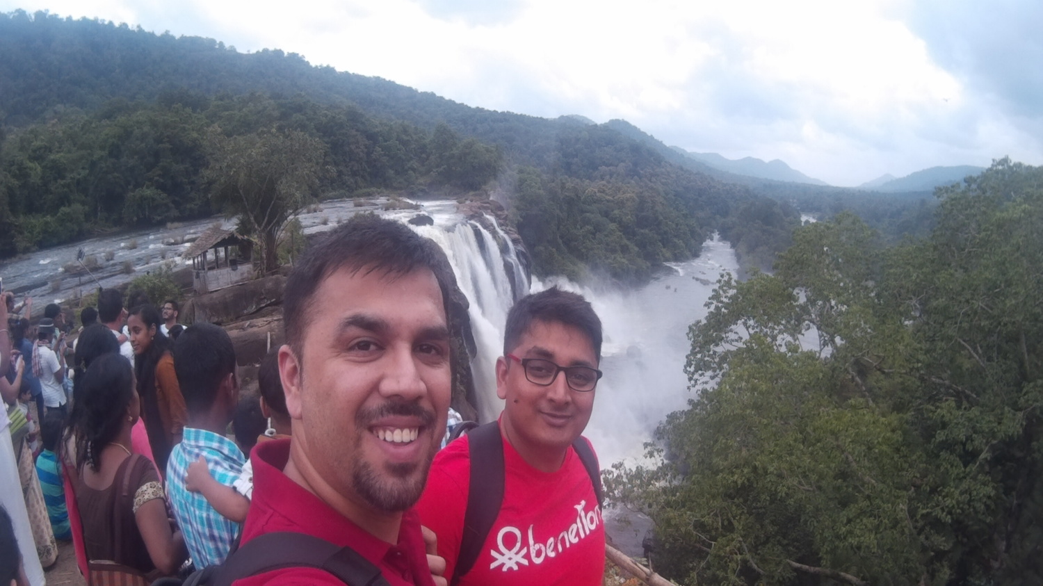 Jignesh Gohel and Vimal at Athirapally