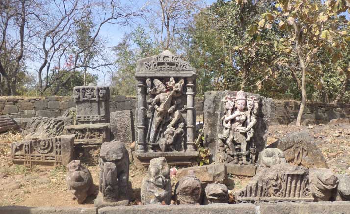 Old monument in polo forest