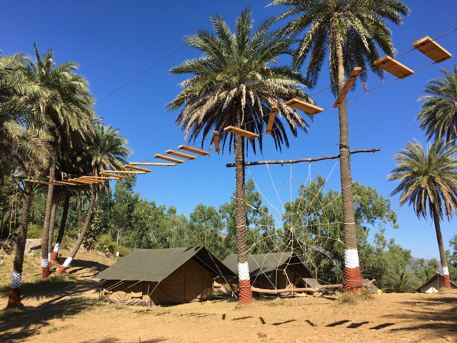 Tents setup in Mount Abu